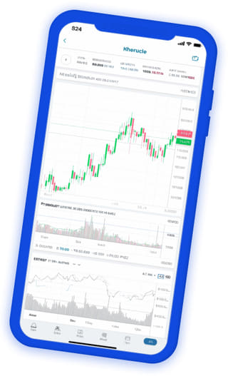 Trilho Caudalio aplicação de negociação de criptomoedas dashboard de carteira em tempo real